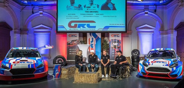 Pucher nella serata di presentazione della nuova serie GRC Europe.