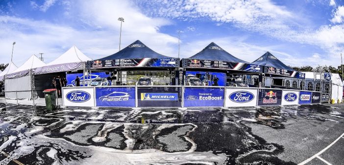 Le tende Ford nell'ultimo round 2018 a Coffs Harbour