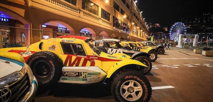 Il buggy di Laure nel parco di Montecarlo.