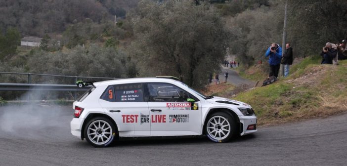 Murizio Rossi con l'on board di Primocanale al Valmerula