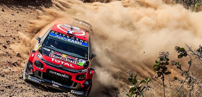 La Citroen C3 di Ogier domina la prima giornata.