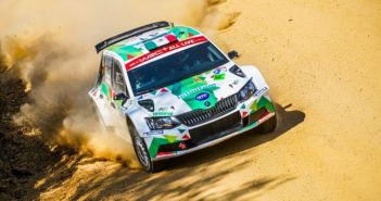 GUERRA RE DEL WRC2 La Fabia di Guerra vola sulle strade di casa.