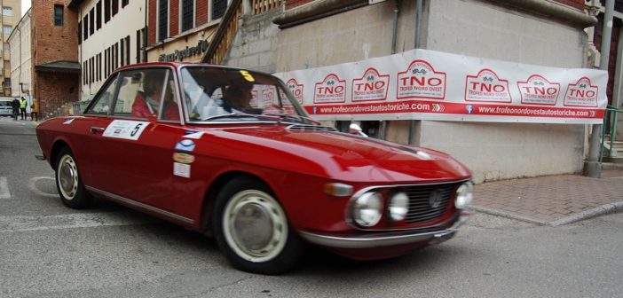 La Lancia Fulvia Coupé del vincitore Fontana.