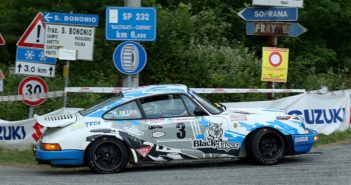 La Porsche di Da Zanche sulle strade Biellesi