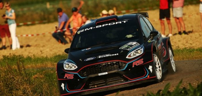 La new Fiesta R5 in versione apripista con Camilli ad Ypres