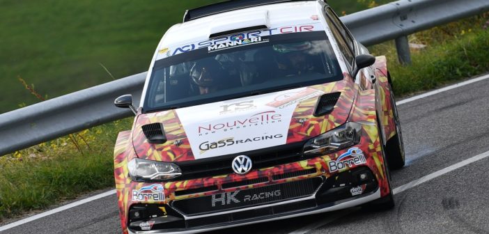 Andrea Crugnola ad Erbezzo mette la sua VW Polo R5 alla frusta