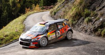 BURRI VINCE IL VALLESE La Skoda Fabia by Roger in azione sui tornanti del Vallese.