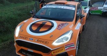 La Fiesta di Simone Campedelli al via dello Shakedown