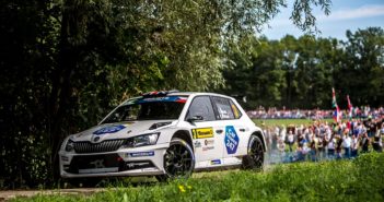 Il vincitore dell'ERC 2019 Ingram in azione al Barum