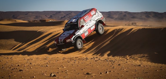 Il Patrol di Rossi Marcon sulla sabbia Marocchina.