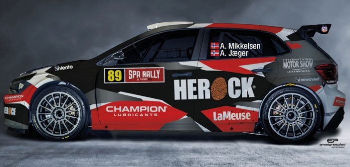 I colori della Vw Polo di Andreas per Spa.