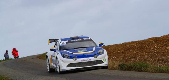 La sfavillante Alpine A110 di Delecour sulle strade del Touquet