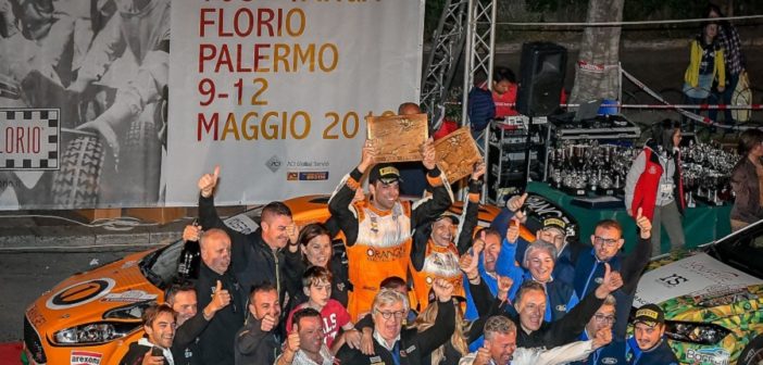 La Festa del podio al Targa 2019, l'ultima gara a segnare il passo davanti alla crisi sanitaria crescente.