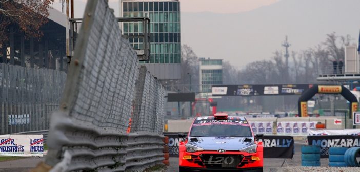 Dani Sordo alle prese con il tracciato della kermesse Monzese.