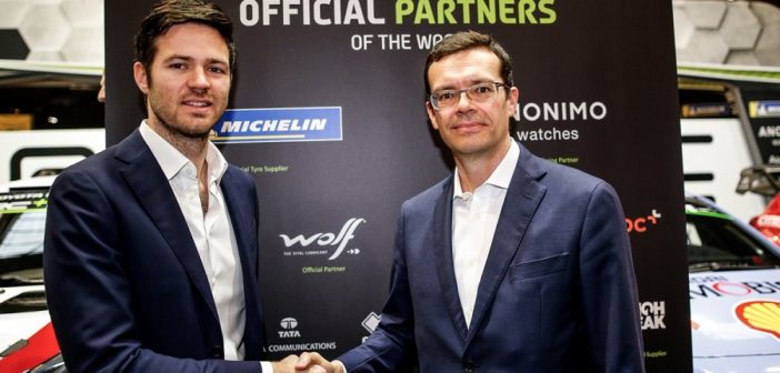 Oliver Ciesla nei pre WRC di Birmingham.