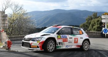 JUNIOR DERBY AL CASENTINO Fabio Andolfi in azione al Tour 2019 dove portò la sua Fabia sul gradino più alto del WRC2.