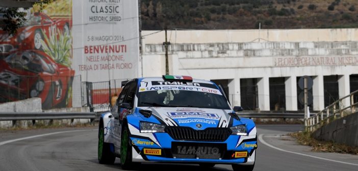 Albertini sulle strade del Targa mette le ali alla sua Skoda.