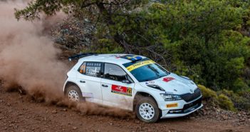 WRC2 E WRC3 TARGATI SKODA La bianca Fabia dello Svedese si concede il bis dopo il successo Messicano.