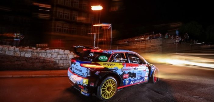 La Hyundai R5 del Finnico campione di Polonia.