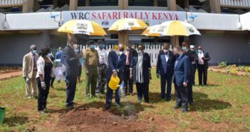 Todt a Nairobi presenzia alla prima piantumazione WRC Safari Rally Greening Legacy Project.