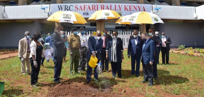 Todt a Nairobi presenzia alla prima piantumazione WRC Safari Rally Greening Legacy Project.