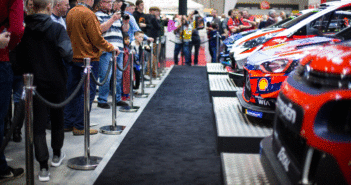 Le stelle del WRC alla presentazione di Birmingham.