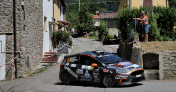 La Ford Fiesta Rally4 di Campanaro grande protagonista nel CIR 2 RM.