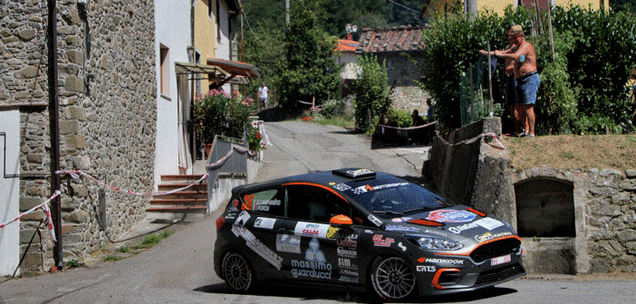 La Ford Fiesta Rally4 di Campanaro grande protagonista nel CIR 2 RM.