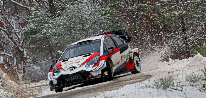 Ogier nei test dicembrini (Foto Julien Pixelrallye)