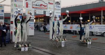 Nell`immagine il podio finale della kermesse canavesana.