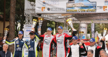 L'ultimo podio di Antibes con la festa finale di Yohan Rossel.