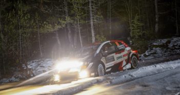 Kalle il favorito numero uno dell'Arctic rally in azione sulla neve del Montecarlo