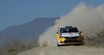 Il vincitore della scorsa edizione, Ioannis Papadimitriou su Skoda Fabia R5.