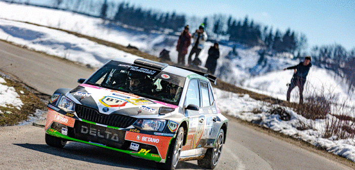 Simone mette la sua Fabia alla frusta nel duello con Ostberg.