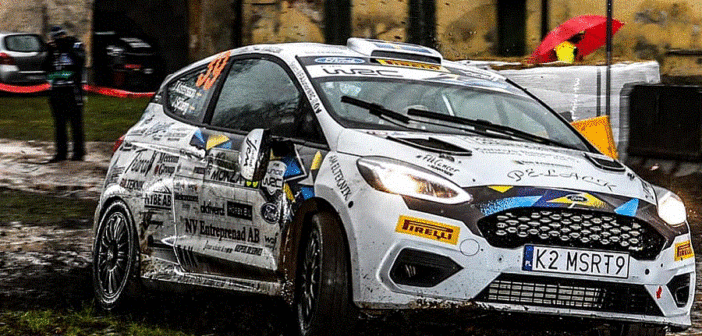 Kristensson sulle speciali di Monza che gli hanno consegnato lo Junior WRC 2020.