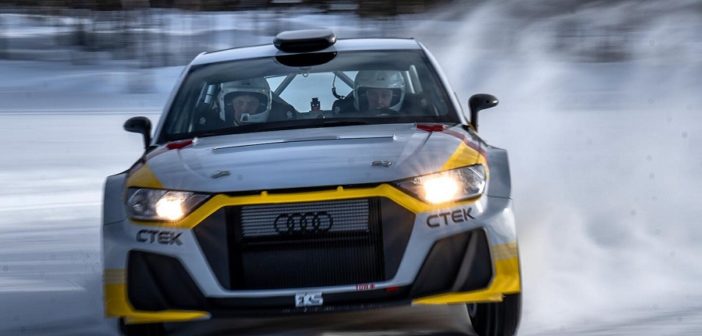 Berkvist ed Ekstrom mettono alla frusta il kit rally2 trapiantato sulla Quattro A1.
