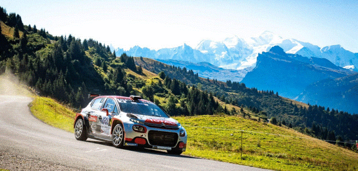 JB Franceschi sulle strade del Mont Blanc 2020.