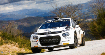 Jan Solans alle prese con la sua nuona vettura la Citroen C3 Rally2