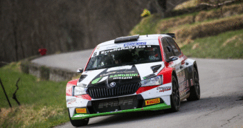 Il pilota toscano nel suo impegno sulle strade del Ciocco.