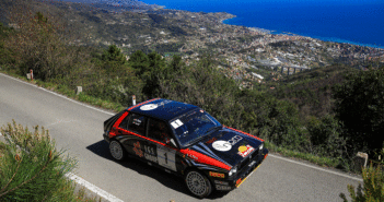 La Lancia Delta Integrale di Lucky in azione.