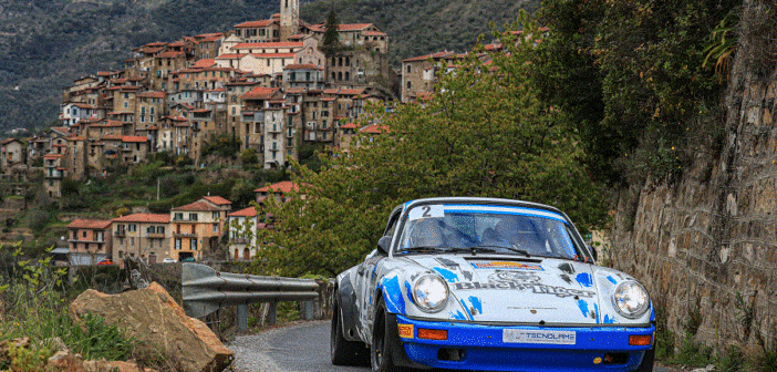 La Porsche gruppo B di Da Zanche vola verso un altro triofo sanremese.