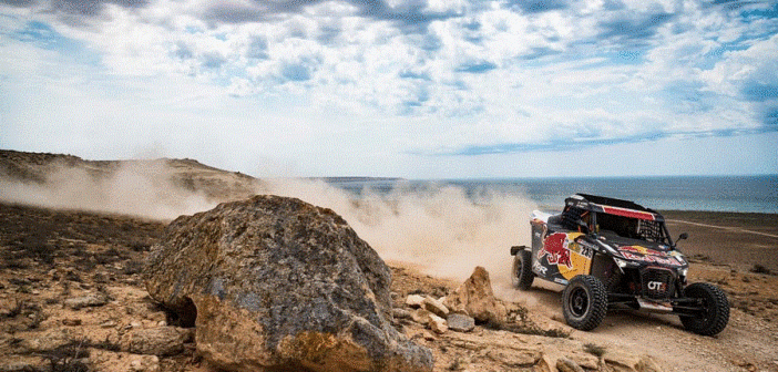 Il buggy T3 della Gutierrez nel deserto Kazako