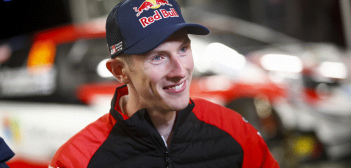 Un Elfyn sorridente prima del suo impegno vincente nello Sweden 2020.