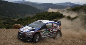 Ostberg nell'edizione 2013 ultima presenza dell'Acropoli nel WRC.