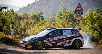 Gryazin in azione sulle strade di Fumone.