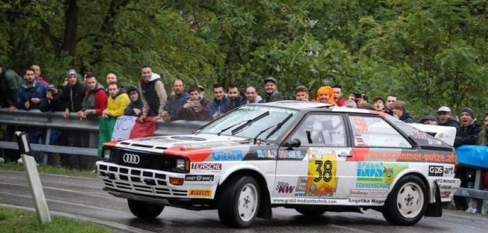 Nell'immagine il compianto Christof Klausner, sulle strade di Rallylegend.