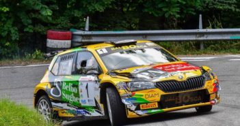 I vincitori del Rally Città di Torino, Araldo e Boero. (Foto Magnano)