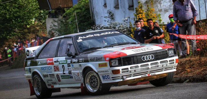 L'Audi Quattro di Zippo in azione nelle Astrurie dove si è laureato ..