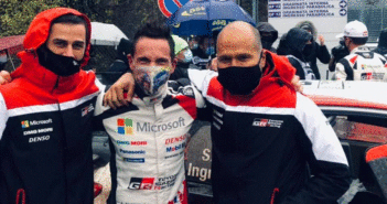 2022 VEILLAS A DESTRA DI OGIER Ingrassia con Veillas e Jean Joseph i due ricognitori dell'equipaggio plurititolato.