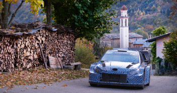 Neuville con la rally1 nella simulazione piemontese.
